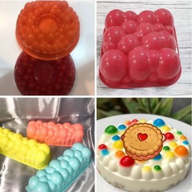 تصویر قالب ژله حباب مربع دهانه 18 سانت 1 