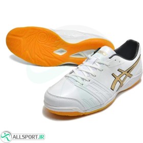 تصویر کفش فوتسال اسیکس طرح اصلی Asics Destaque FF2 White Orange 