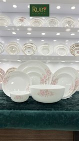 تصویر سرویس 26 پارچه آرکوپال سرویس 6 نفره گلدن اپال طرح سلماز