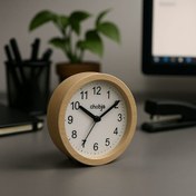 تصویر ساعت رومیزی چوبی کلاسیک چوبجا 