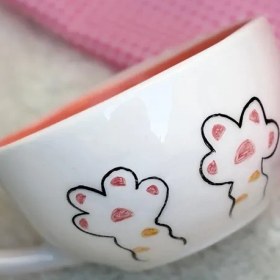 تصویر ماگ سوپرایزی گربه 