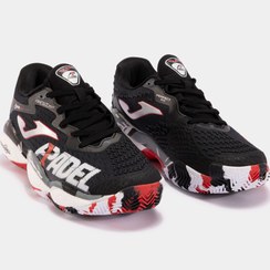 تصویر کتونی پدل مردانه جوما مدل Shoes A1 Padel clay unisex black | joma | tsmaw2481c 