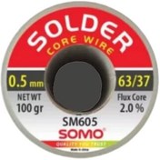 تصویر سیم لحیم سومو 0.5 میلیمتر 100 گرم مدل SOMO SM605 ا solder wire solder wire