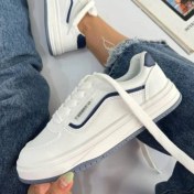 تصویر کتانی زنانه مدل سلین رنگ سفید 