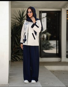 تصویر کت گلدوزی پروانه 