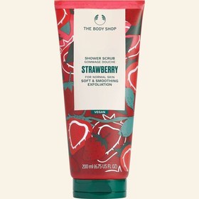 تصویر لایه بردار بدن اورجینال برند The body shop مدل Strawberry Body Scrub 200 ml کد 129666015 