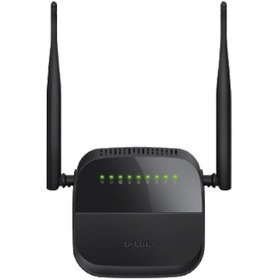 تصویر مودم روتر +ADSL2 بی‌سیم 300Mbps دی لینک مدل DSL-124 D-Link DSL-124 Wireless N300 ADSL2+ Modem Router