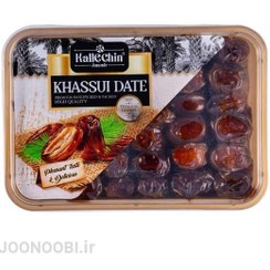 تصویر خرما خاصویی طلایی کله چین Khassui Date : وزن 600 گرم 