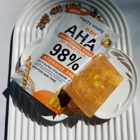 تصویر صابون سفید کننده گلوتاتیون aha soap aha brighten skin