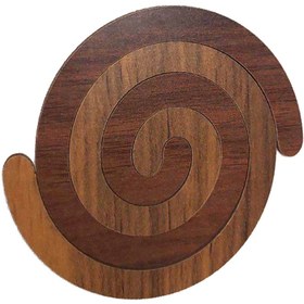 تصویر زیر لیوانی طرح مارپیچ 6 عددی همراه با پایه کد R133 