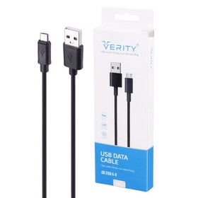 تصویر کابل میکرو یو اس بی فست شارژ Verity CB 3150 A 1m Verity CB3150A 1m MicroUSB Cable