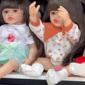 تصویر عروسک موزیکال تمام سیلیکون سایز ۵۵ سانت 