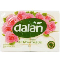 تصویر صابون حمام دالان (dalan) با رایحه گل رز 150 گرمی 4 عددی 