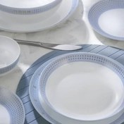 تصویر سرویس آرکوپال ۶ نفره ۲۶ پارچه هرمس آبی گلدن اوپال Golden Opal