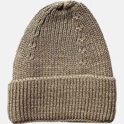 تصویر کلاه بافت لئونی کرم سیر 