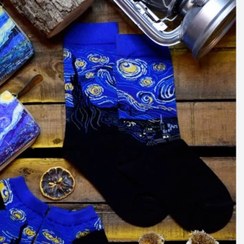 تصویر جوراب نخ پنبه شب های پرستاره 