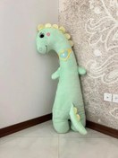 تصویر عروسک بالش بغلی دایناسور مهربون 