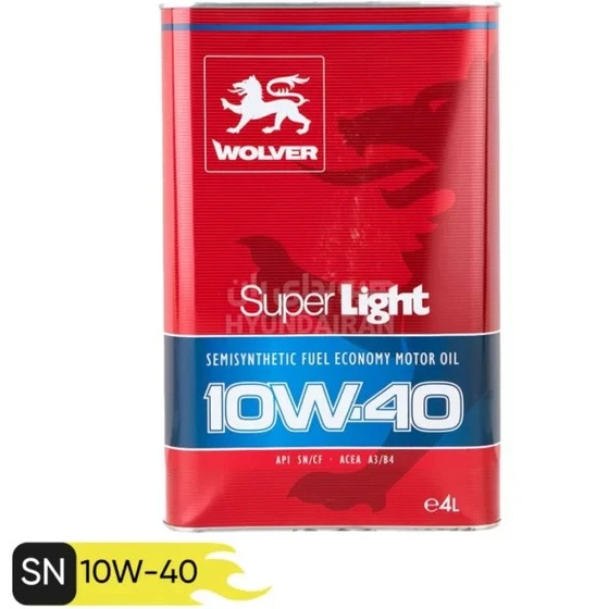 خرید و قیمت روغن موتور ولور سوپرلایت API SN – ویسکوزیته 10W-40 حجم 4 ...