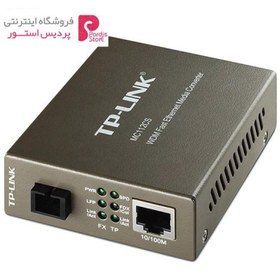 تصویر مبدل فیبر گیگابیت تی پی لینک مدل MC112CS TP-LINK MC112CS 10/100Mbps WDM Media Converter