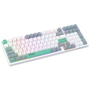 تصویر کیبورد گیمینگ مکانیکال اونیکوما مدل G38 White با سیم 