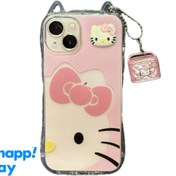 تصویر قاب آیفون هلوکیتی گوش دار - 16normal hello kitty iPhone Protective Cover
