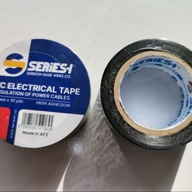 تصویر نوار چسب برق PVC سیریش SERIESH هجده میلیمتری 10 یاردی 