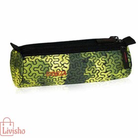 تصویر جامدادی سه زیپ گرد مدل Pyramid 