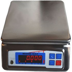 تصویر ترازوی ضد آب Super SS مدل 15 کیلوگرم SUPER SS WATERPROOF FOOD SAFE BENCH SCALE 15kg