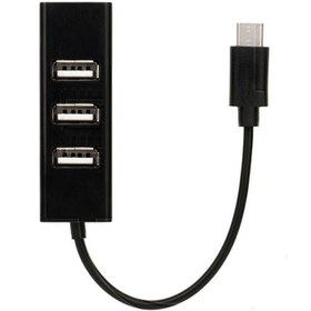 تصویر هاب 4 پورت USB-C شارک مدل TURBO SPEED 