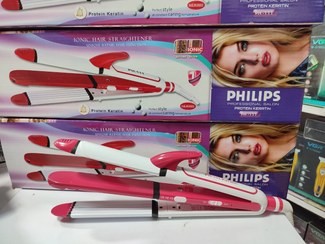 تصویر اتو مو سه کاره ف PHILIPS PROFESSIONAL SALON PH-111