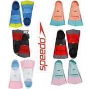 تصویر فین شنا اسپیدو دو رنگ مناسب تمرین حرفه‌ای 