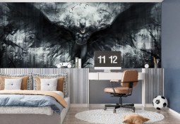 تصویر کاغد دیواری بتمن اتاق پسرانه طرح خفاش | OT-R۵۹۶۱-A - ویکتوریا 