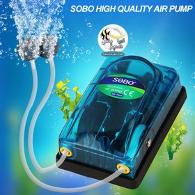 تصویر پمپ اکسیژن آکواریوم SB-348A سوبو SOBO Air Pump SB-348A