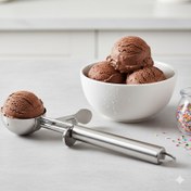 تصویر اسکوپ بستنی یونیک مدل UN1115 بزرگ استیل فنردار 