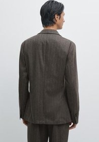 تصویر کت بلیزر و شلوار پشمی ترکیبی راه ماسیمو دوتی Massimo Dutti 