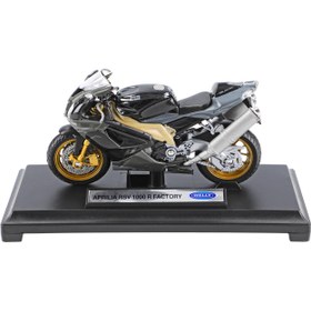 تصویر ماکت موتور APRILIA RSV 1000 فلزی 1/18 ماکت موتور ولی مدل APRILIA RSV 1000