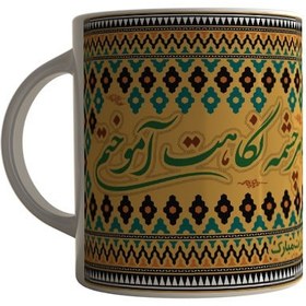 تصویر ماگ چاپلینو طرح روز معلم – M286 Chaplino Mug Teacher Day Design