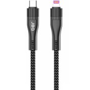 تصویر کابل شارژ و دیتا USB-C به Lightning جی‌بی‌کیو JBQ با توان 30 وات و طول 2 متر JBQ 30W USB-C to Lightning Fast Charge & Data Cable – 2m