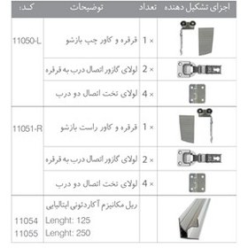 تصویر مکانیزم آکاردئونی ایتالیایی ملونی Italian 