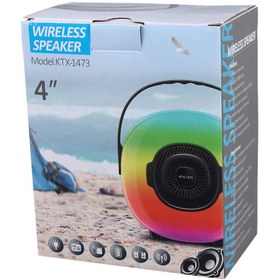 تصویر اسپیکر بلوتوثی رم و فلش خور KTX-1473 KTX-1473 Wireless Speaker