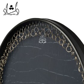 تصویر دف شاهو طرح مشکی 