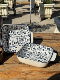 تصویر ست محصولات طرح گل آبی 