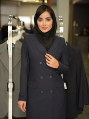 تصویر مانتو و شلوار یقه بلیزری 