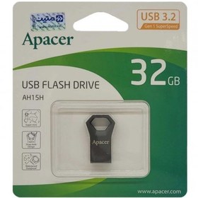 تصویر فلش مموری Apacer مدل AH11H ظرفیت 32 گیگابایت - خاکستری 