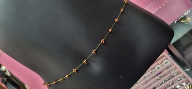 تصویر زنجیر بدن استیل دور کمر سنگ طبیعی دلربا 