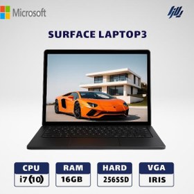 تصویر لپ تاپ مایکروسافت Surface Laptop 3 با پردازنده i7 و حافظه ۱۶ گیگابایت و SSD ۲۵۶ گیگابایت 