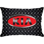 تصویر پشت گردنی صندلی خودرو طرح کیا مخمل سایز 18x25 مدل R9-50927 