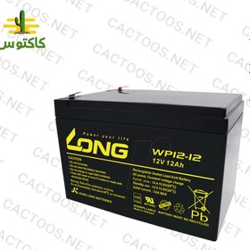 تصویر باتری یو پی اس 12 ولت 12 آمپر لانگ Long 12AH - 12V VRLA Battery