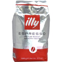 تصویر دان قهوه ایلی قرمز کلاسیکو مدیوم روست illy 1kg 