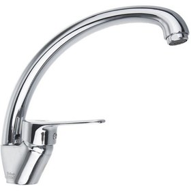 تصویر شیر ظرفشویی آشپزخانه شیبه مدل آذر - سفید Shibeh Sink Mixer Faucet